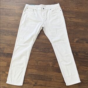 Structure Skinny White Denim Jeans